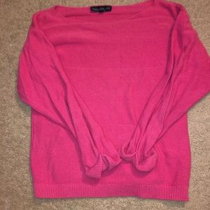 pink topshop sweater
